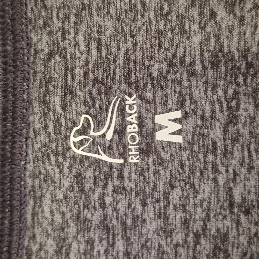 Rhoback Grey Solid Polyester Spandex Blend Medium… - image 5